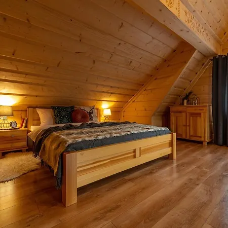 Olsza Wood House & Mountain View & Sauna 公寓 扎科帕内