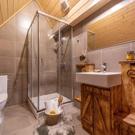 公寓 Olsza Wood House & Mountain View & Sauna *