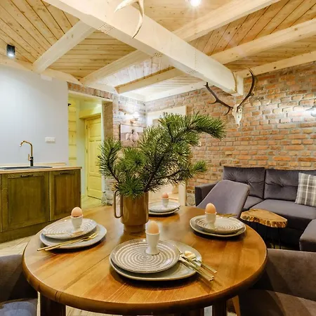 Olsza Wood House & Mountain View & Sauna & E-bike Rent