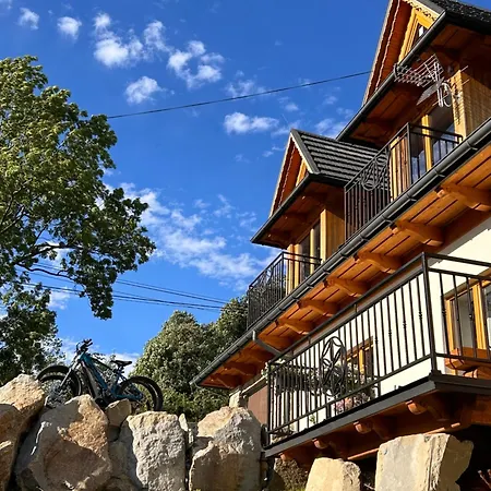 Apartman Olsza Wood House & Mountain View & Sauna