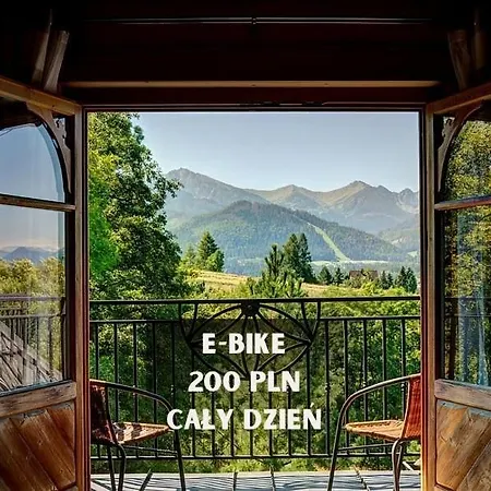 Olsza Wood House & Mountain View & Sauna & E-bike Rent 자코파네