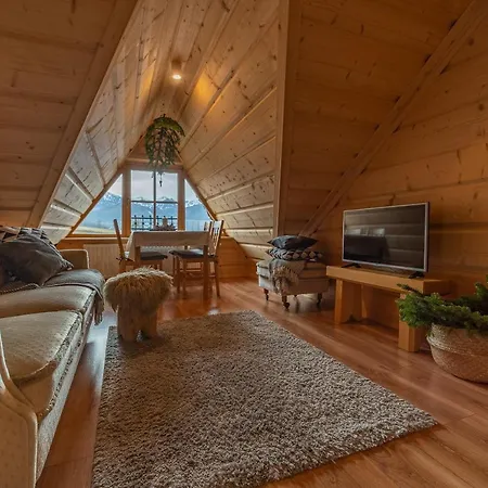 Olsza Wood House & Mountain View & Sauna Apartament Zakopane