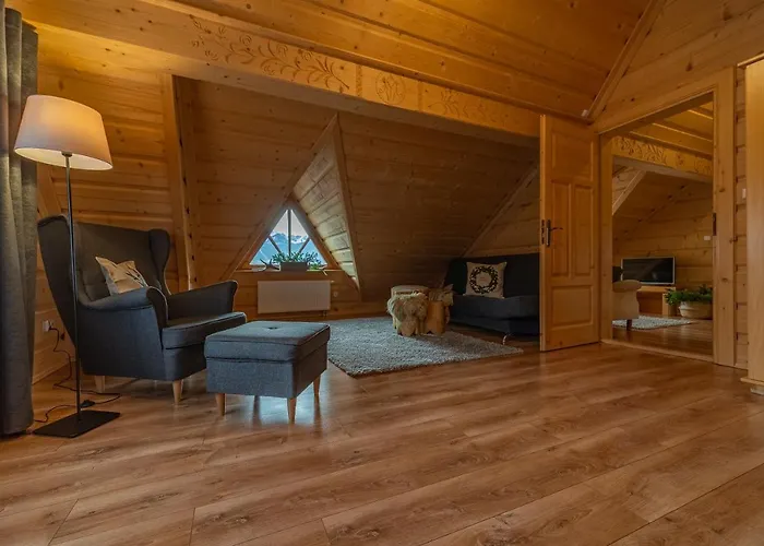 Lejlighed Olsza Wood House & Mountain View & Sauna