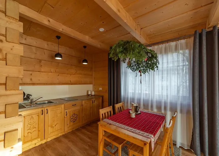 Lejlighed Olsza Wood House & Mountain View & Sauna *